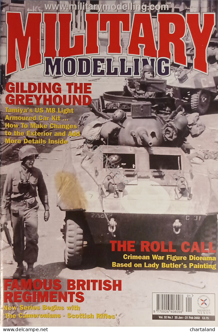 Military Modelling Magazine Vol. 32 - N. 1 - 2002 Gilding The Greyhound - Andere & Zonder Classificatie