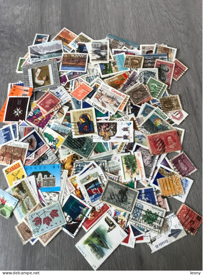 Environ  500 TIMBRES DIVERS Du  CANADA - OBLITERES - Lots & Kiloware (mixtures) - Max. 999 Stamps