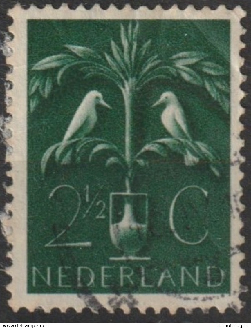 MiNr. 408 Niederlande       1943, 15. Mai/1944, 1. April. Freimarken: Germanische Symbole Und Seehelden. - Gebraucht