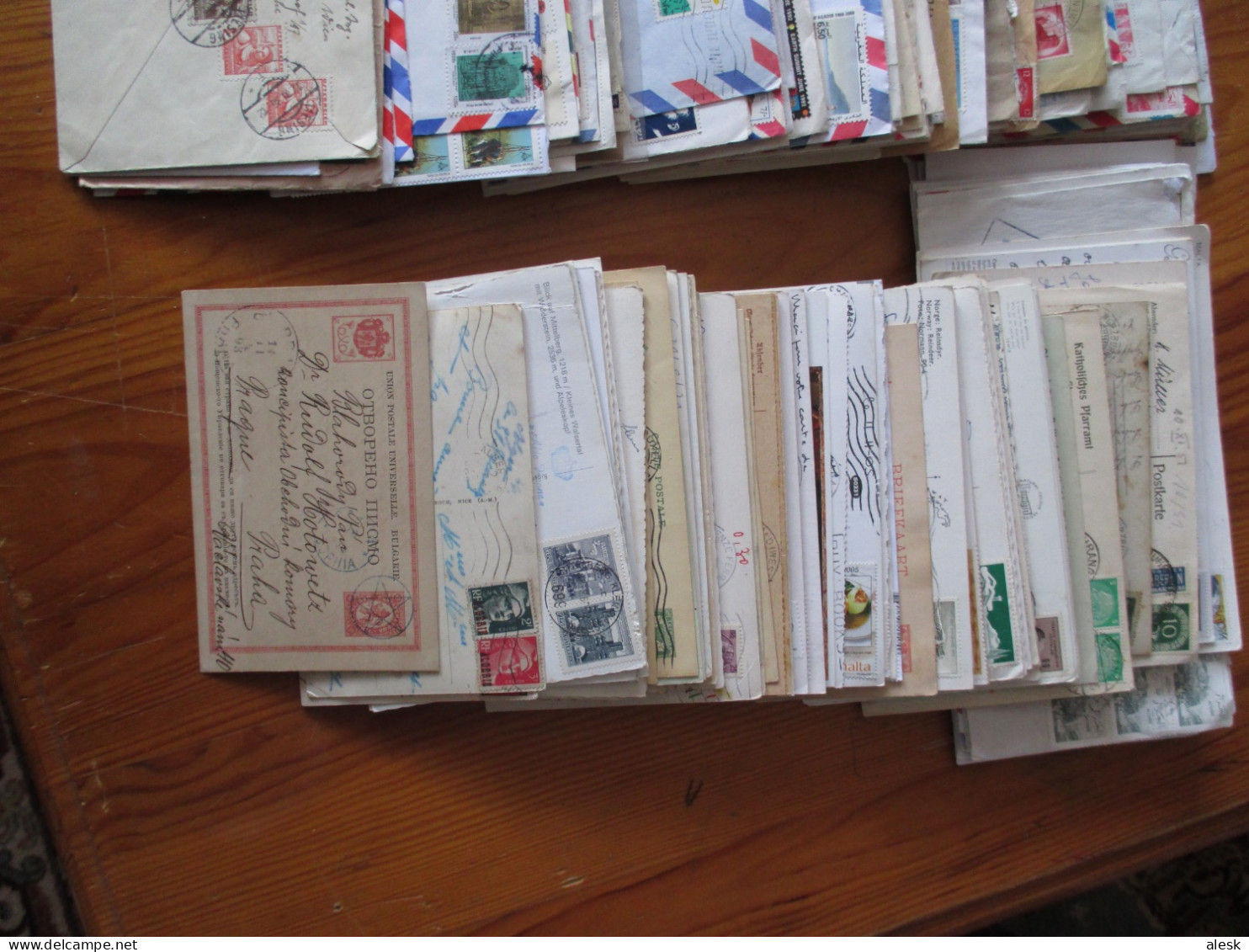 LOT + 250 Lettres Cartes - COURRIER MONDE Pas De France - Voir Scannes - Alla Rinfusa (max 999 Francobolli)