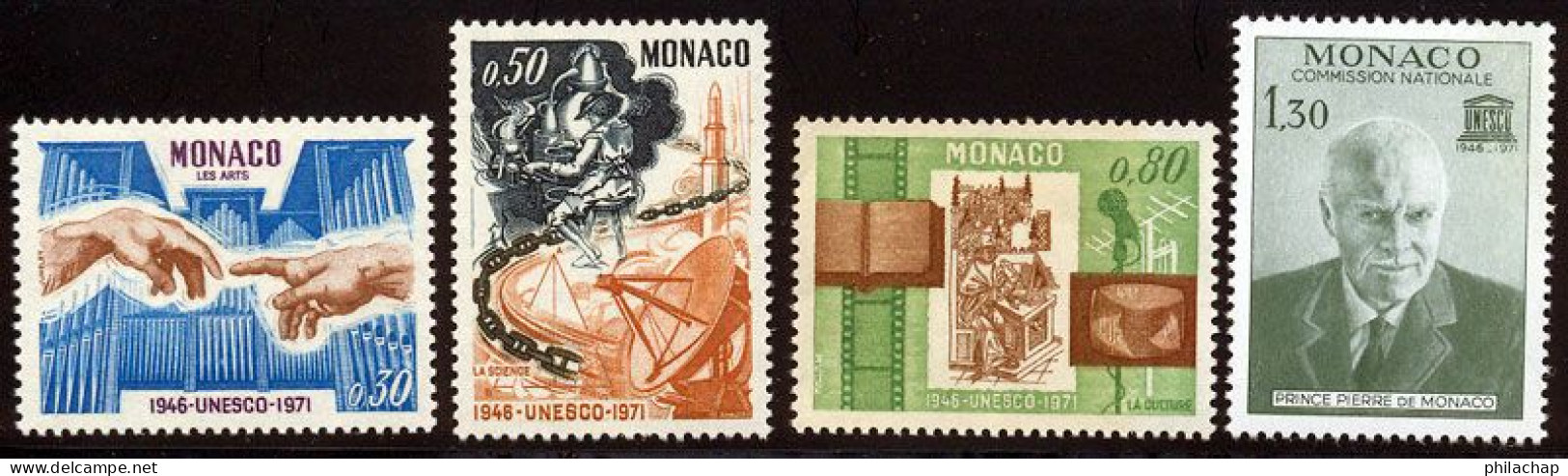 Monaco 1971 Yvert 855 / 858 ** TB - Ungebraucht