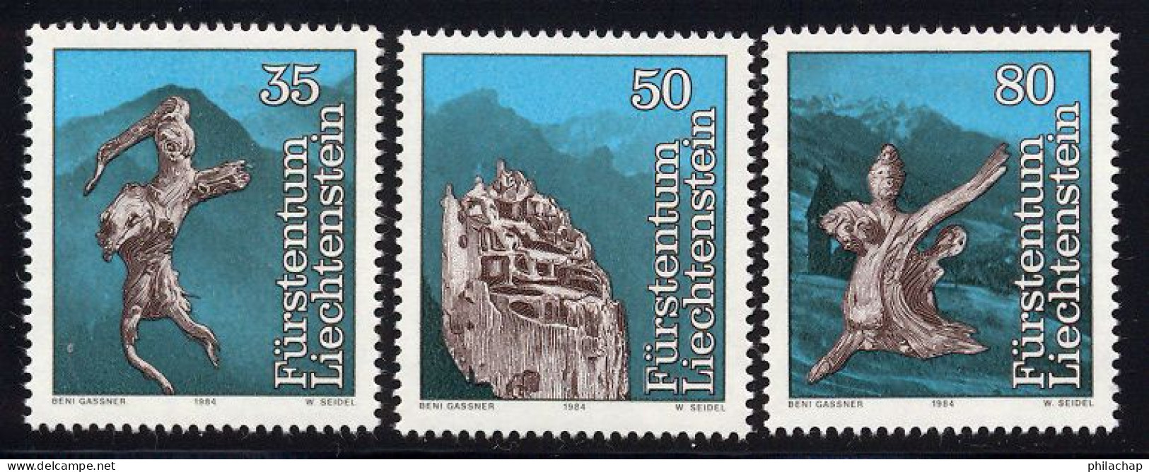 Liechtenstein 1984 Yvert 784 / 786 ** TB - Unused Stamps