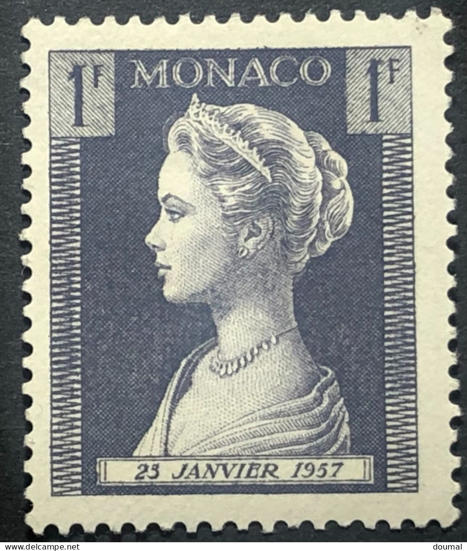 Portrait De Grace Kelly / La Princesse Grace De Monaco Le Timbre Monaco 1957 - Ungebraucht