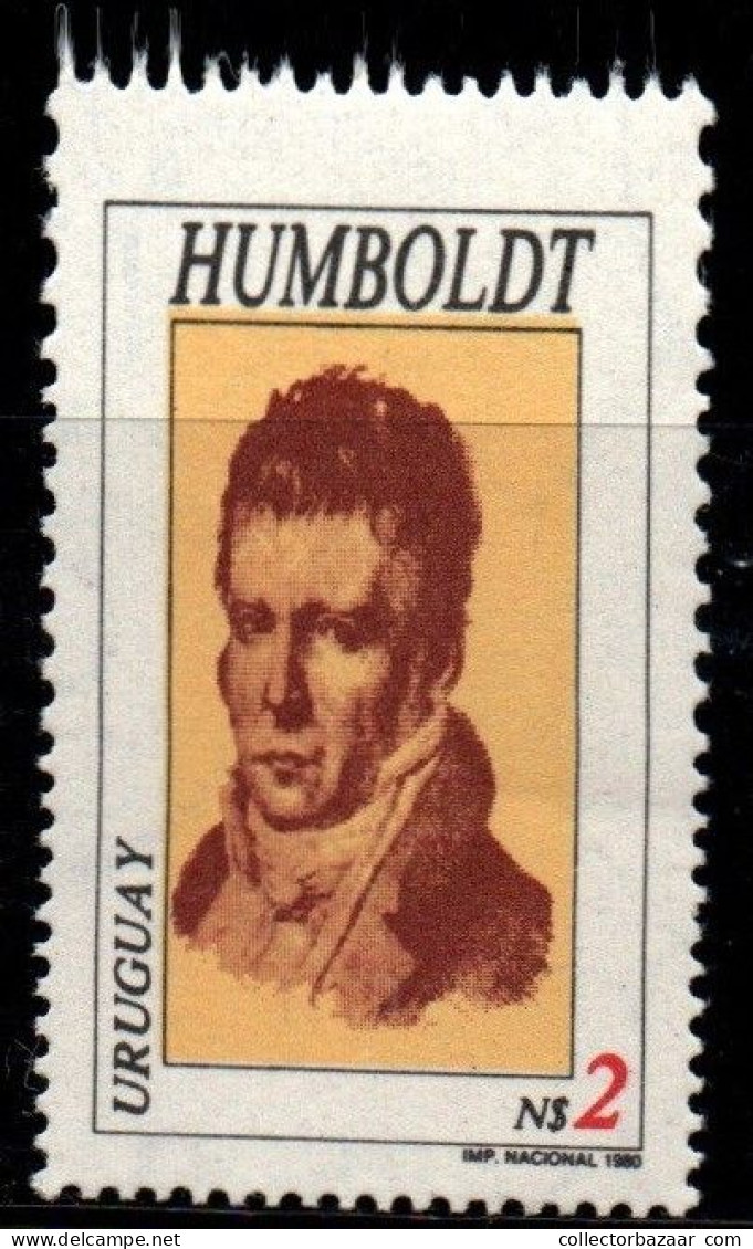 1981 Uruguay Alexander Von Humboldt German Explorer Scientist  #1097  ** MNH - Uruguay