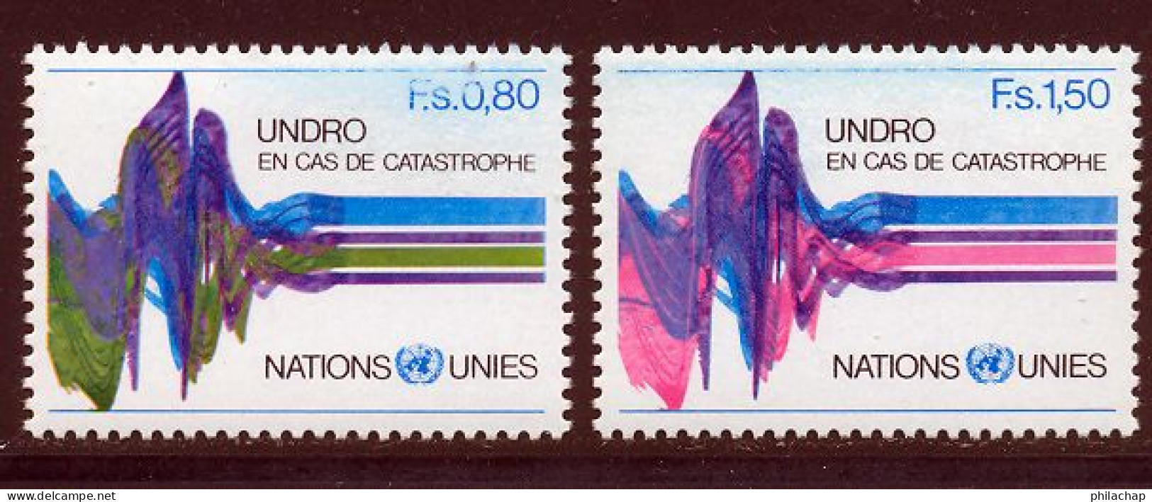 NU (Geneve) 1979 Yvert 81 / 82 ** TB - Unused Stamps