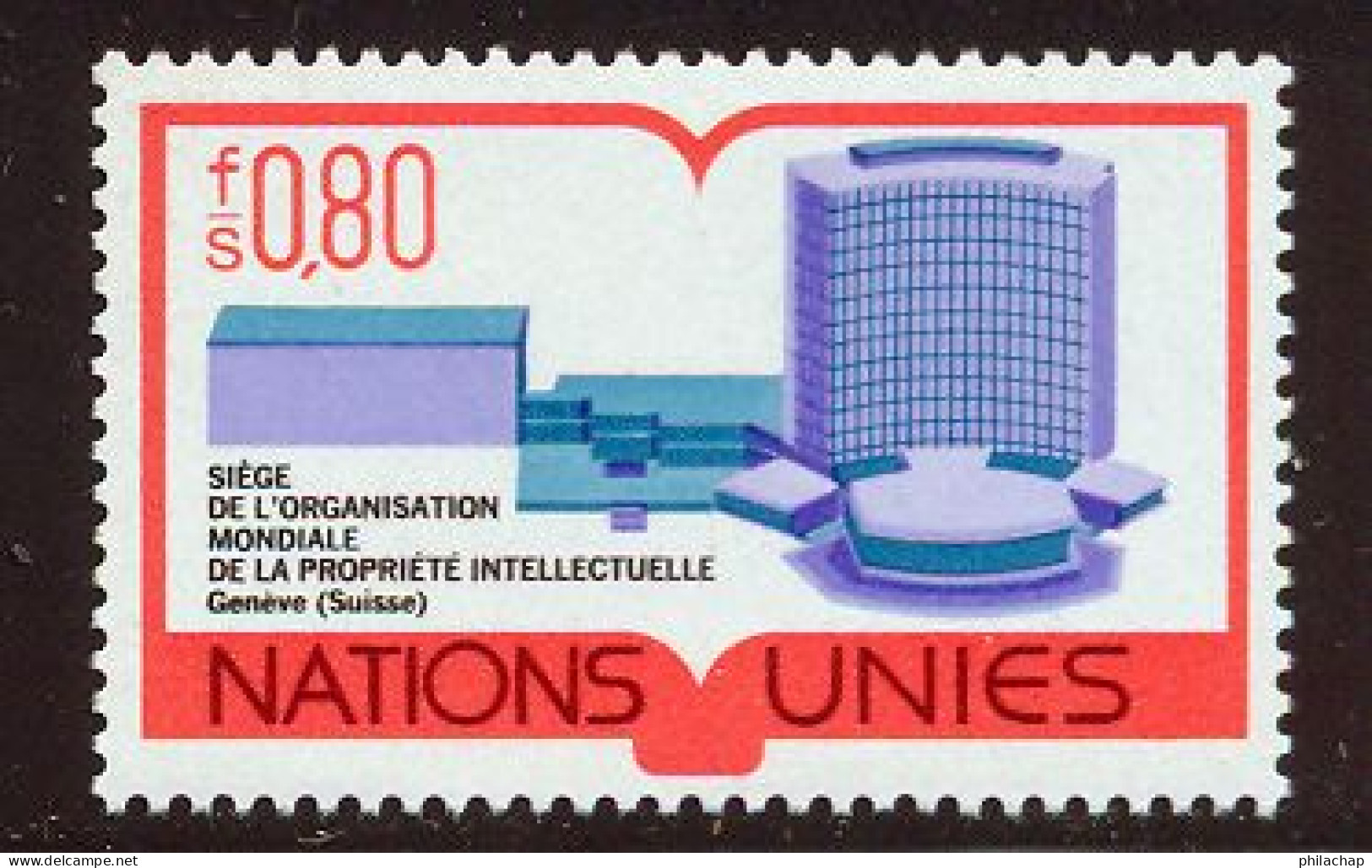 NU (Geneve) 1977 Yvert 63 ** TB - Ungebraucht