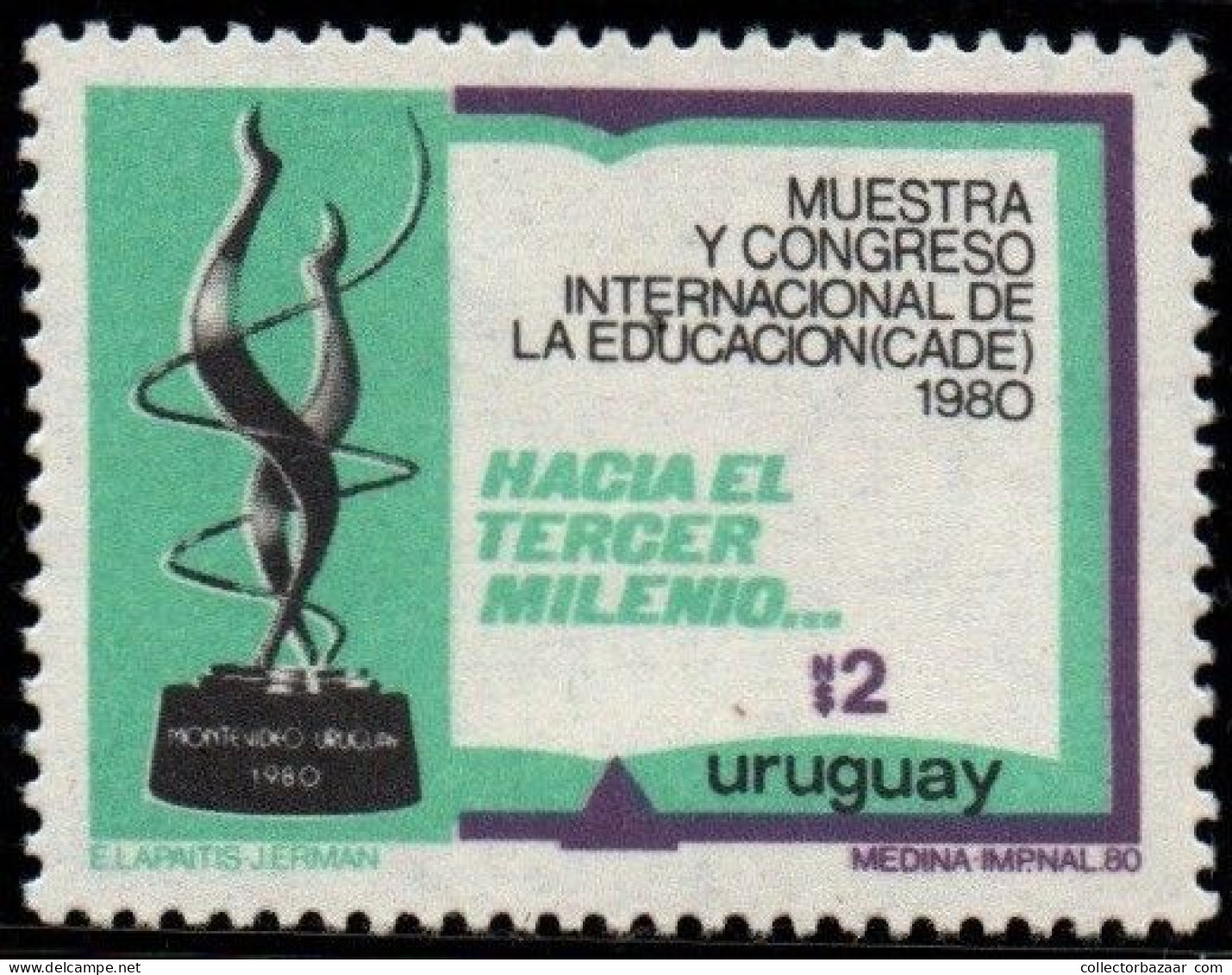 1981 Uruguay Intl. Education Congress And Fair Montevideo 1980  #1098  ** MNH - Uruguay