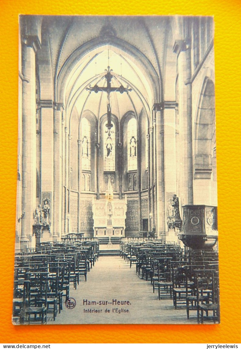 HAM-sur-HEURE  -  Intérieur De L'Eglise  -  1910 - Ham-sur-Heure-Nalinnes