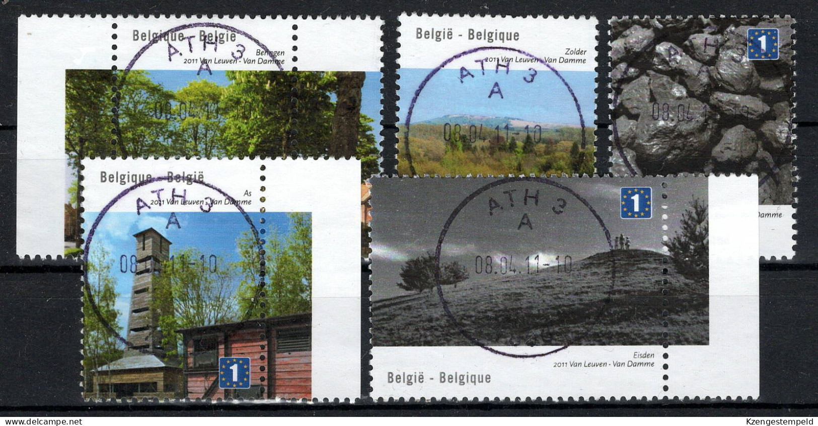 België: Cob 4110/4114  Gestempeld - Used Stamps
