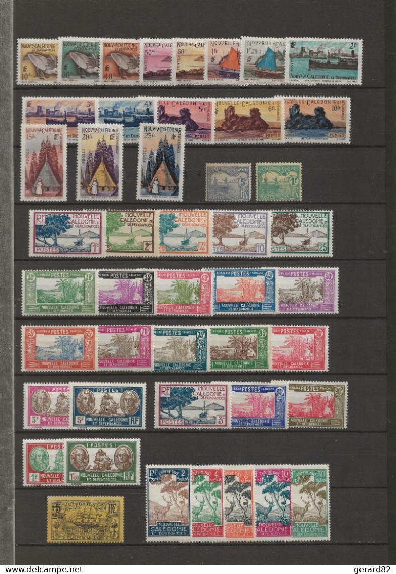 N CALEDONIE  LOT DE 47 TIMBRES  N**  BONNE COTE - Collections, Lots & Series