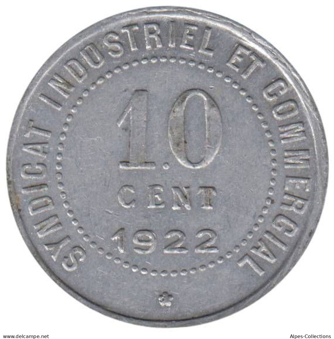 BLOIS - 01.06 - Monnaie De Nécessité - 10 Centimes 1922 - Monedas / De Necesidad