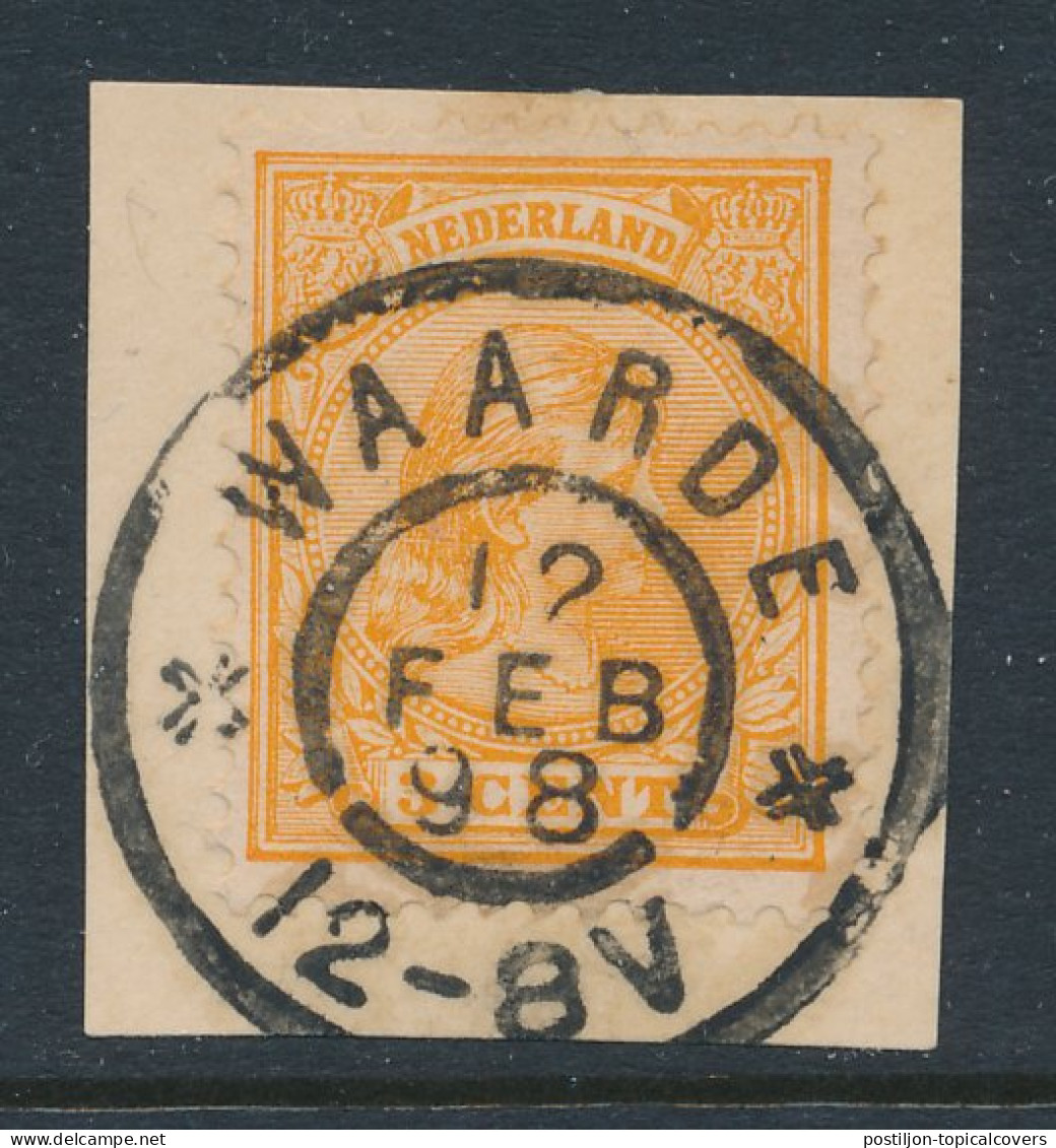 Grootrondstempel Waarde 1898 - Emissie 1891 - Storia Postale