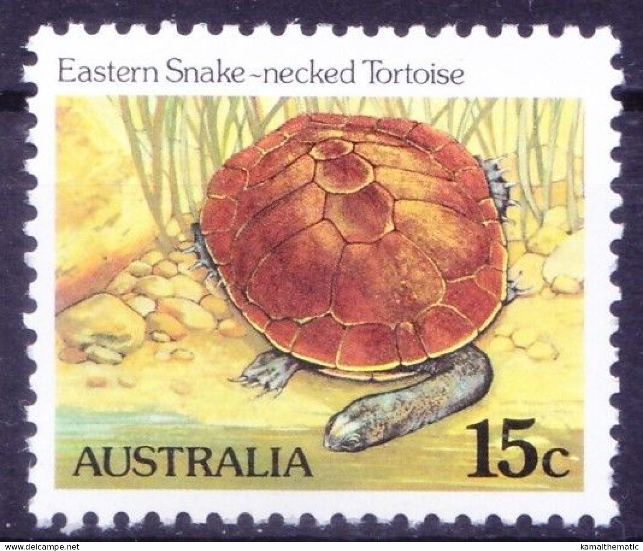 Australia 1982 MNH, Eastern Snake-necked Tortoise - Turtles