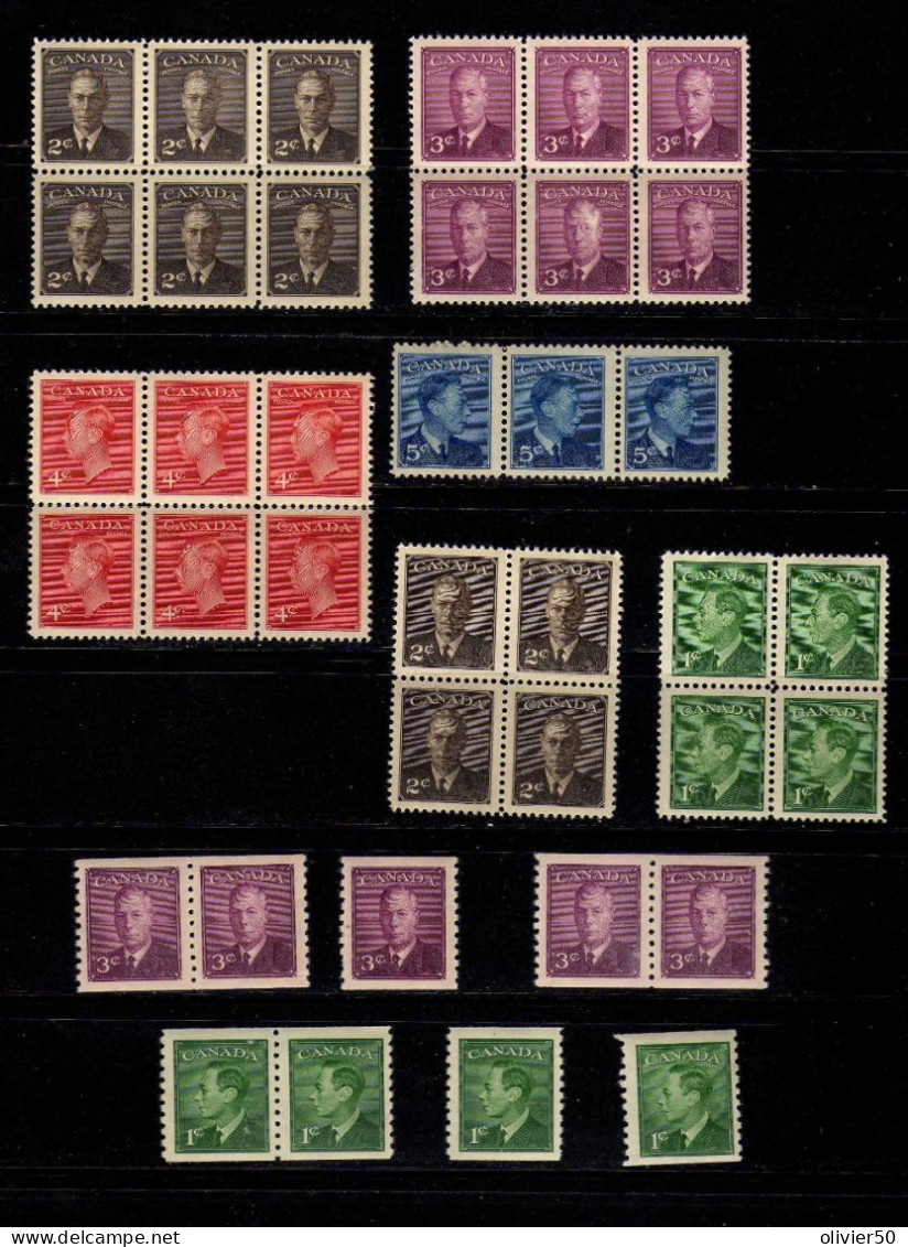 Canada - 1949 - George VI - Neufs** - MNH - Quelques Defauts De Gomme - Unused Stamps