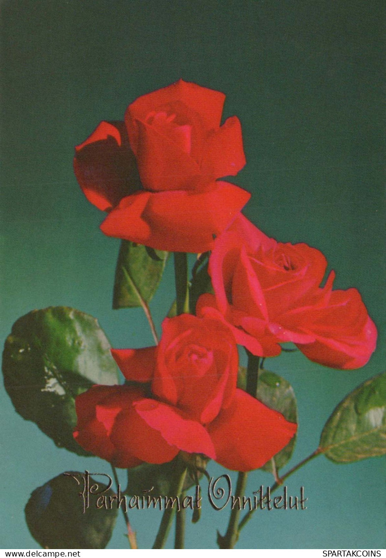 FLOWERS Vintage Postcard CPSM #PAR945.GB - Flowers