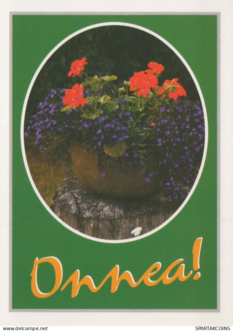 FLOWERS Vintage Postcard CPSM #PAR345.GB - Flowers