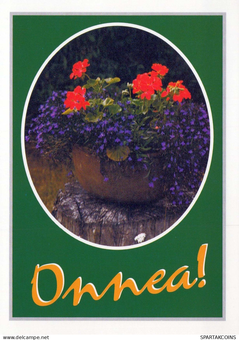 FLOWERS Vintage Postcard CPSM #PAR345.GB - Flowers