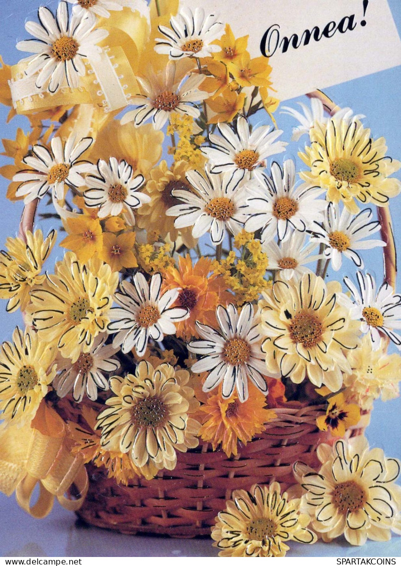 FLOWERS Vintage Postcard CPSM #PAR164.GB - Flowers