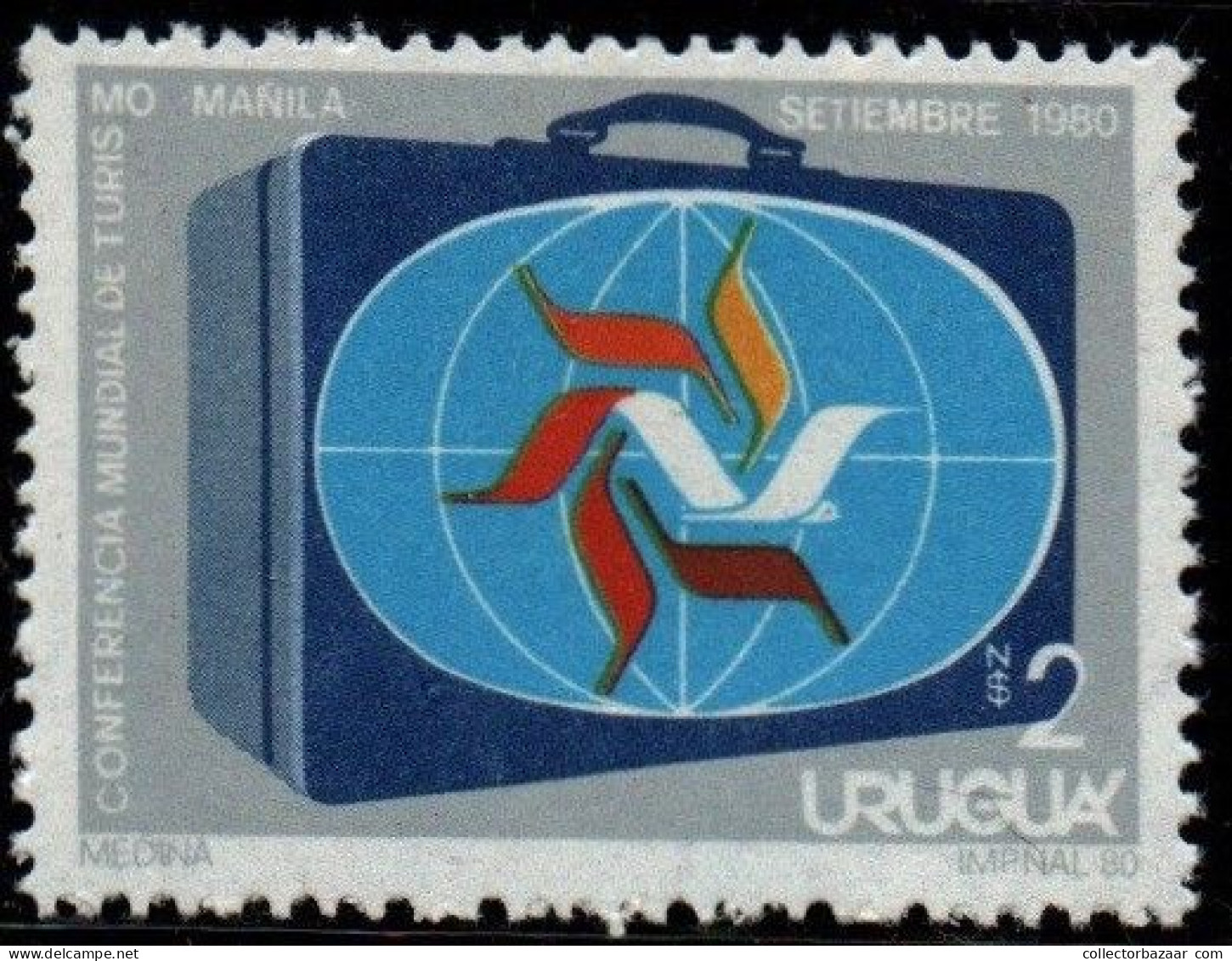 1981 Uruguay World Tourism Conference In Manila September 27 #1102  ** MNH - Uruguay