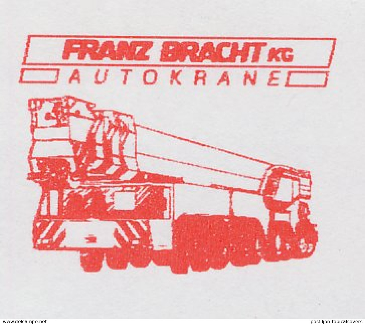Meter Cut Germany 1997 Truck Crane - Autres & Non Classés