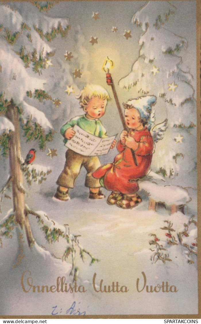 ENGEL Weihnachten Vintage Ansichtskarte Postkarte CPSMPF #PKD759.DE - Anges