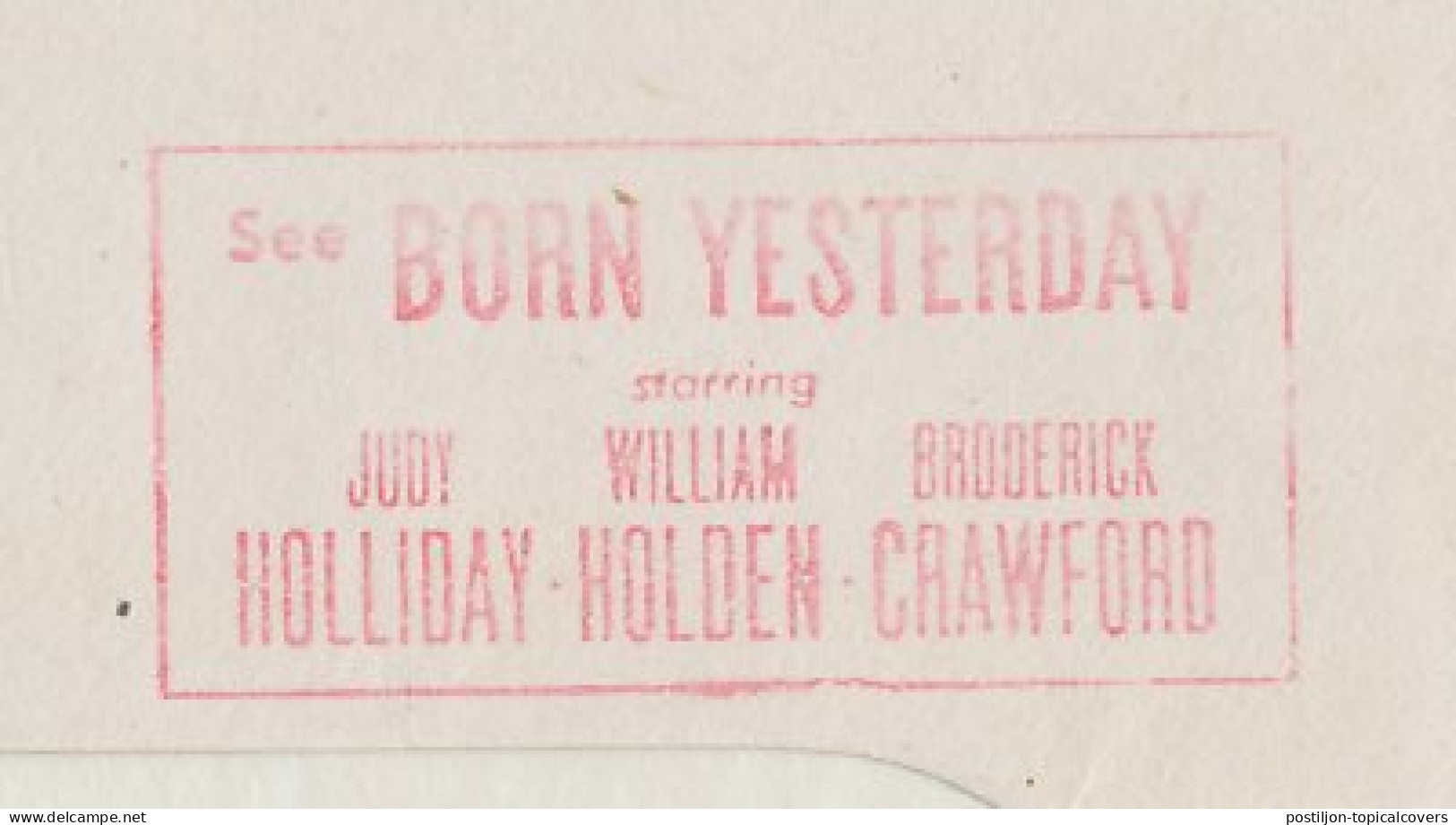 Meter Top Cut USA 1951 Movie - Born Yesterday - Kino