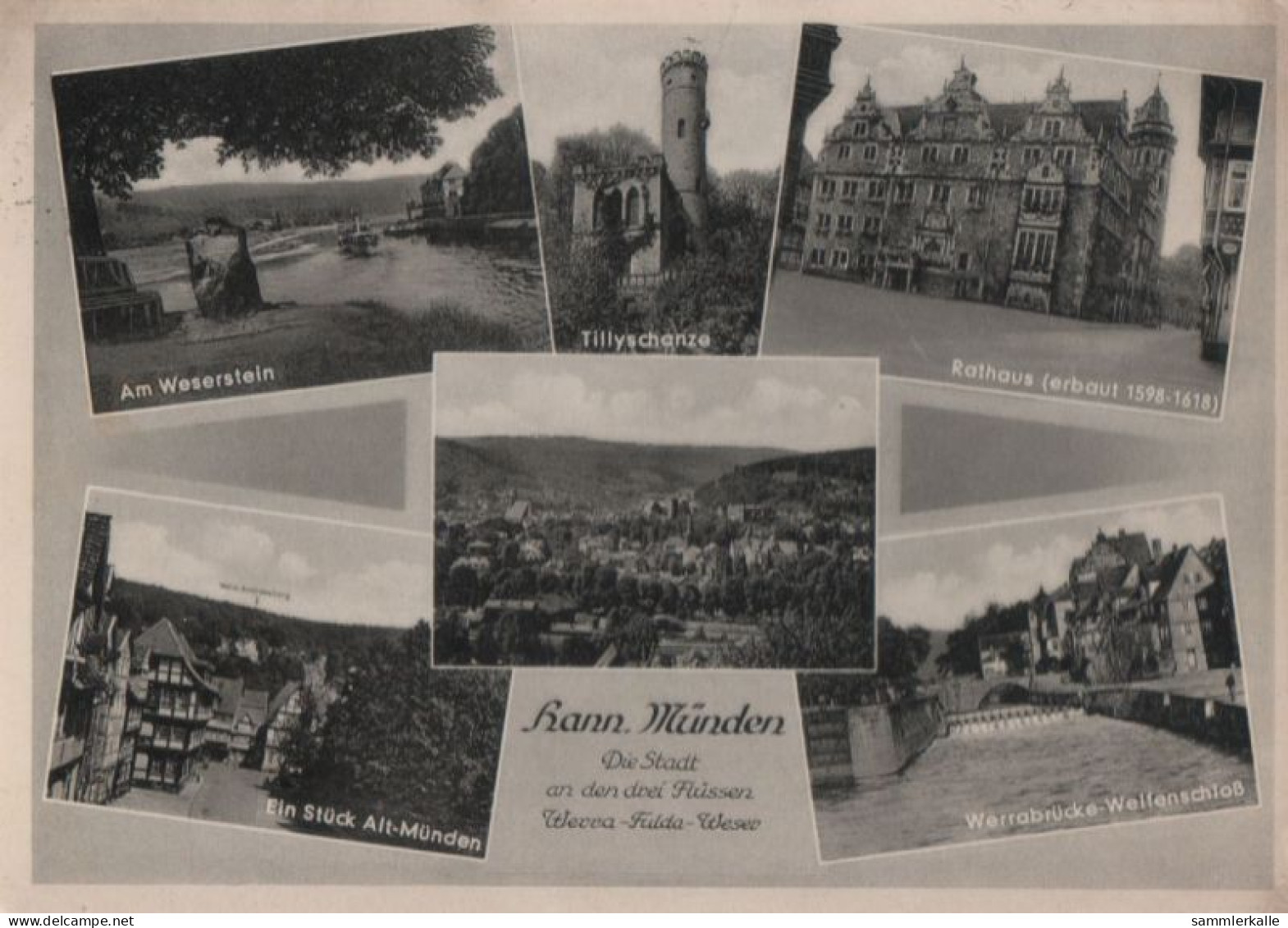 56694 - Hann. Münden - U.a. Panorama - 1953 - Hannoversch Muenden