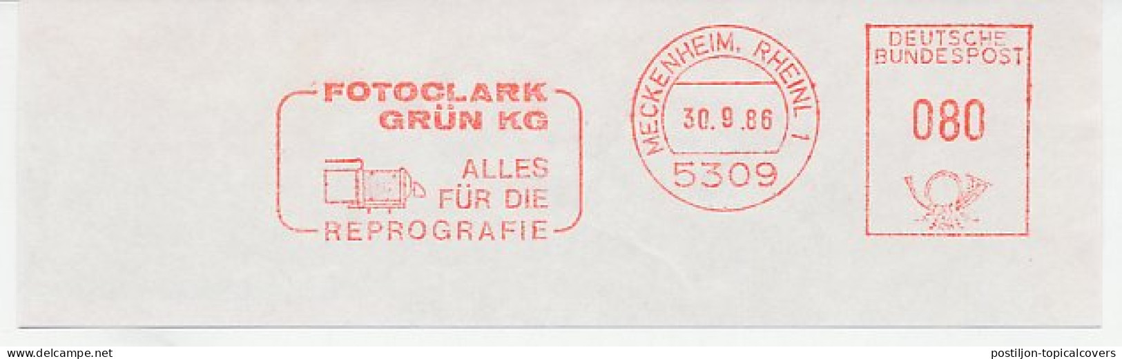 Meter Cut Germany 1986 Reprography - Fotografía