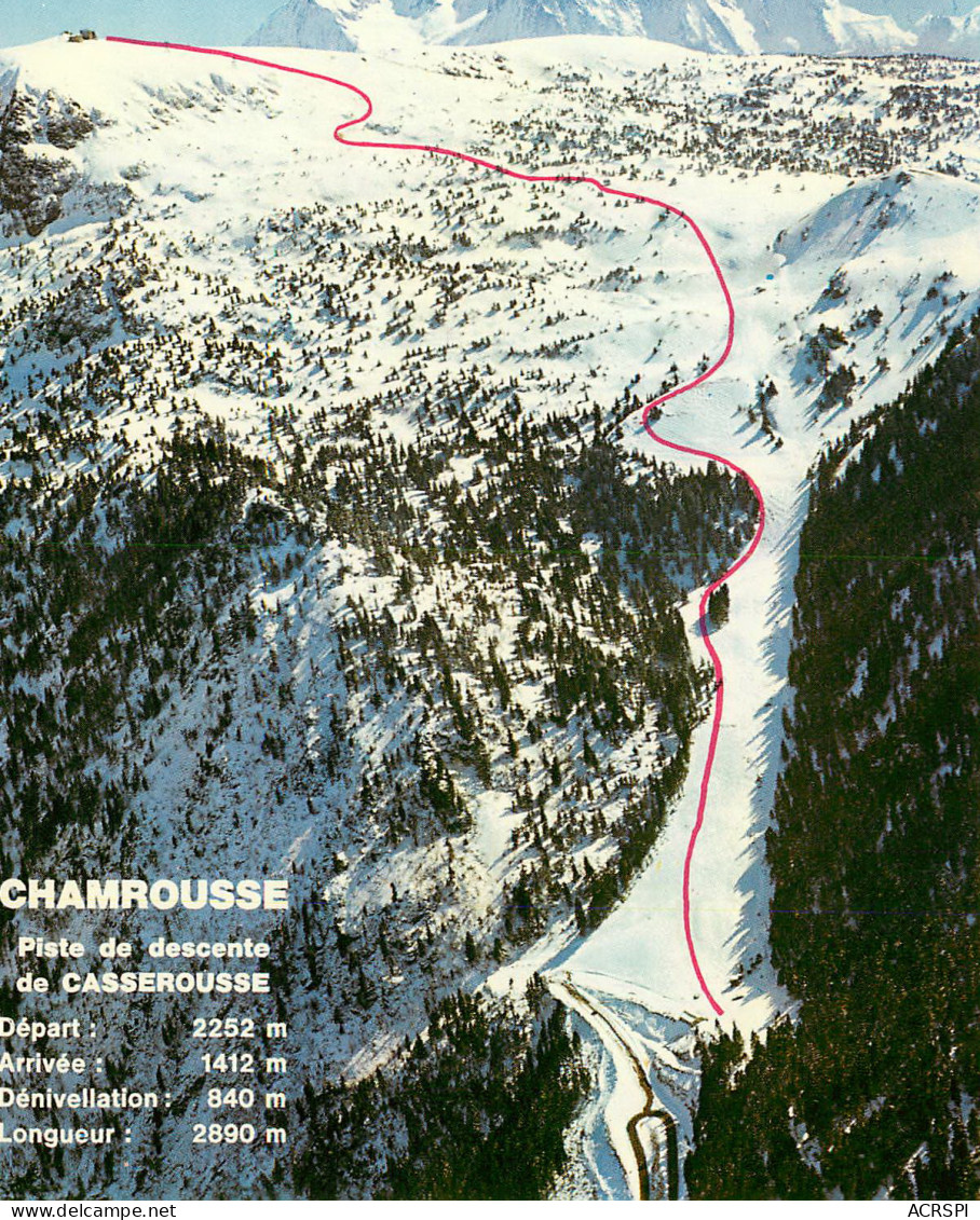  ISERE CHAMROUSSE JEUX OLYMPIQUES D HIVER   (scan Recto-verso) KEVREN0279 - Chamrousse