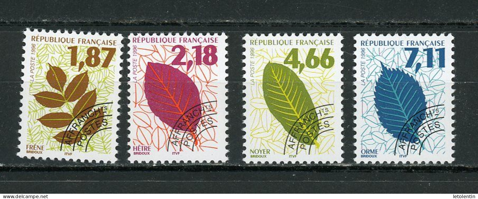 FRANCE -  PRÉOBLITÉRÉ , FEUILLES - N° Yvert  236/239 ** - 1964-1988