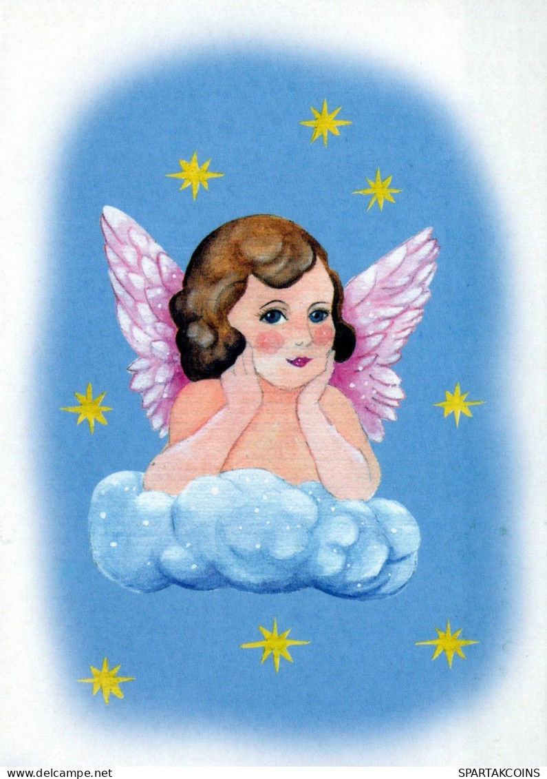 ANGELO Buon Anno Natale Vintage Cartolina CPSM #PAJ244.IT - Anges