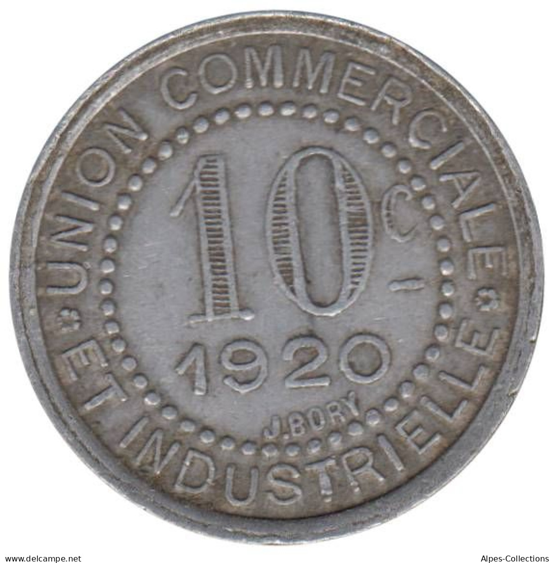 CHARLIEU - 01.01 - Monnaie De Nécessité - 10 Centimes 1920 - Monétaires / De Nécessité