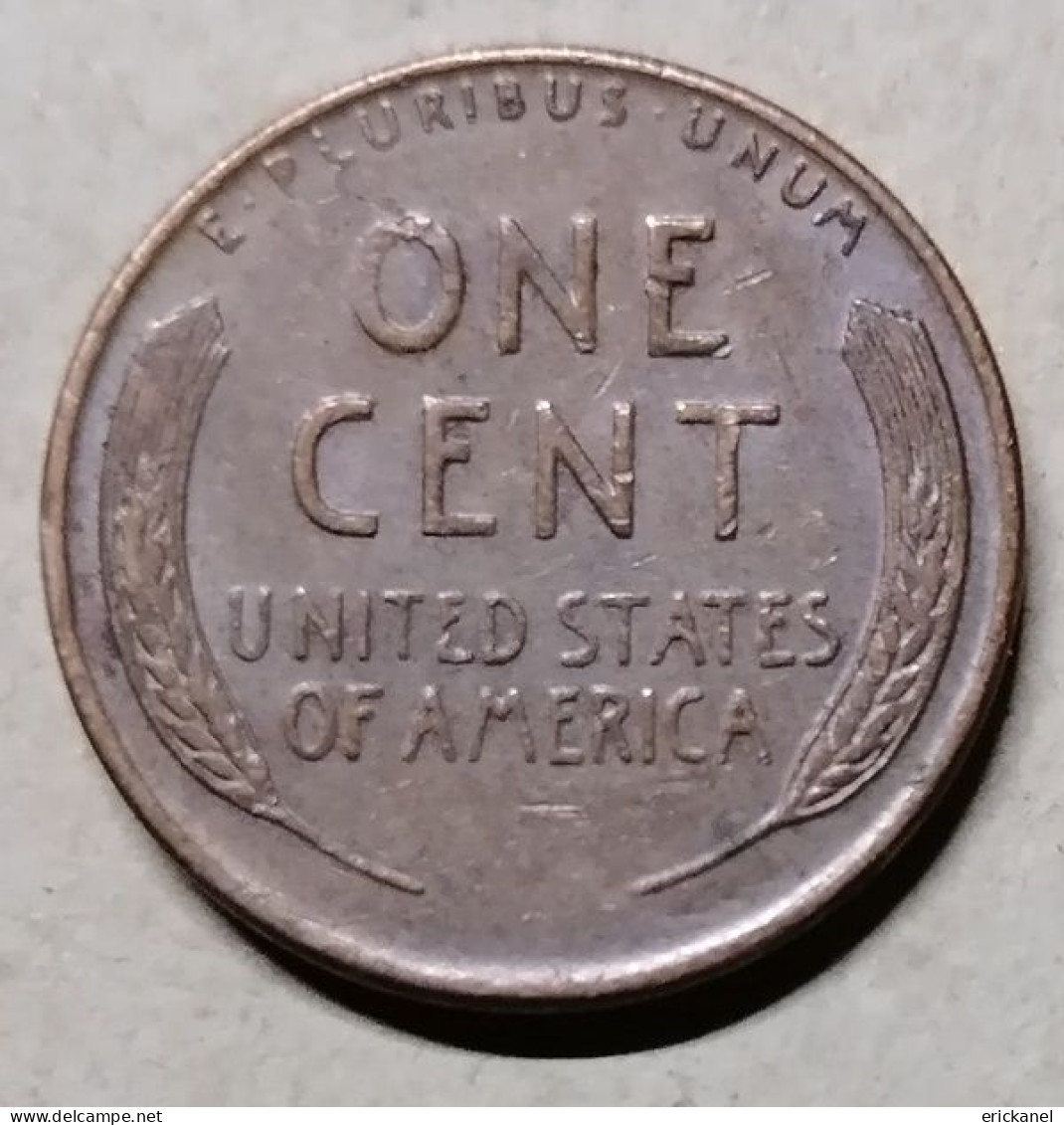 USA 1 CENT 1955 - 1909-1958: Lincoln, Wheat Ears Reverse