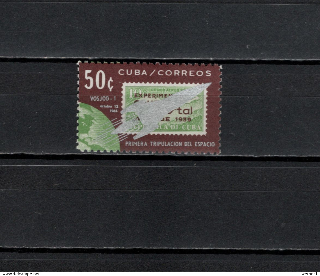 Cuba 1964 Space, Spaceship Woshod 1 Stamp MNH - Amérique Du Nord