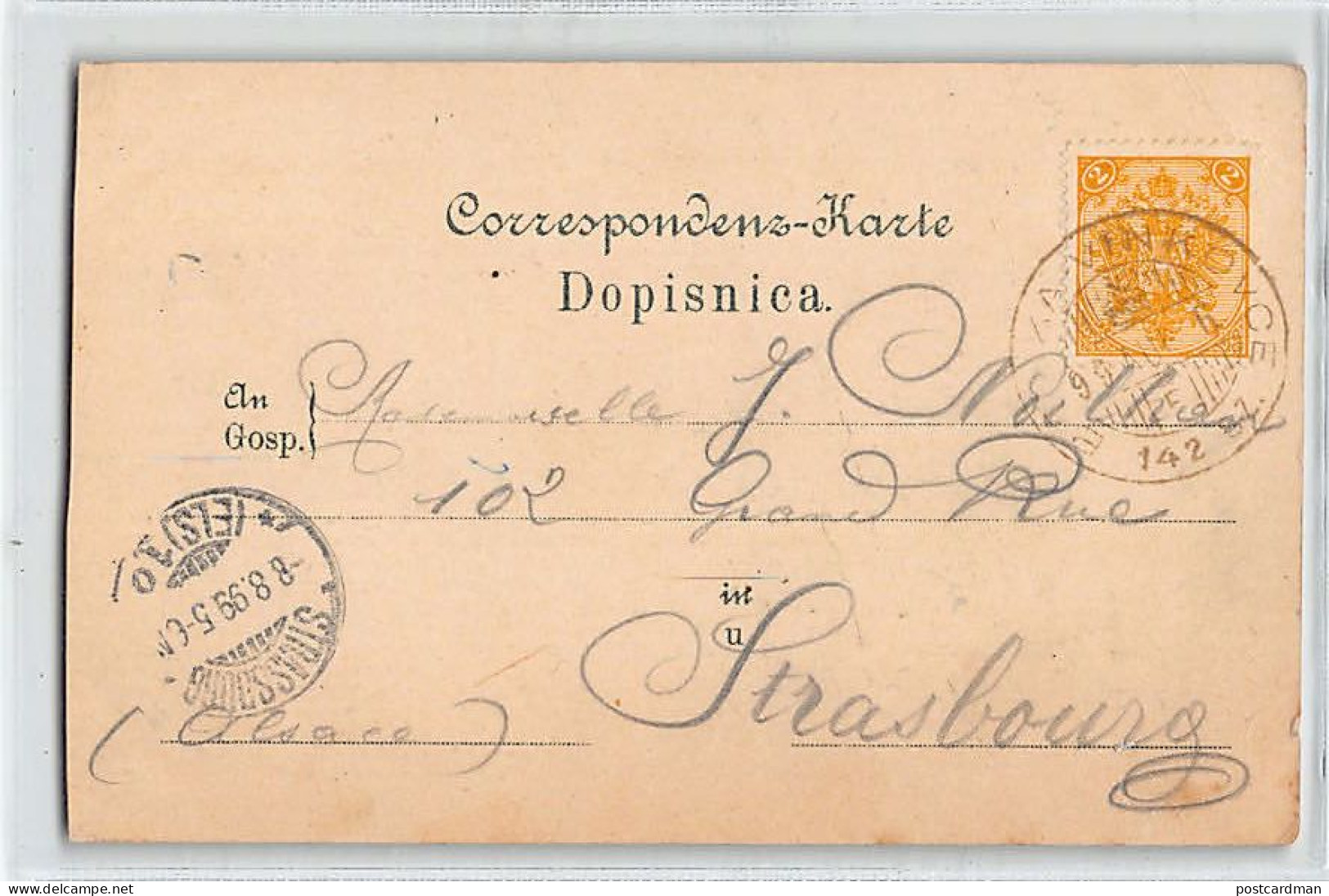 Bosnia - BRCKO - Litho Postcard - Year 1899 - Publ. M. Zeitler. - Bosnia And Herzegovina