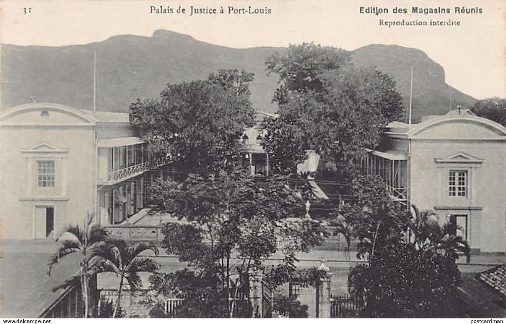 Mauritius - PORT LOUIS - Palais De Justice - Ed. Magasins Réunis 31 - Maurice