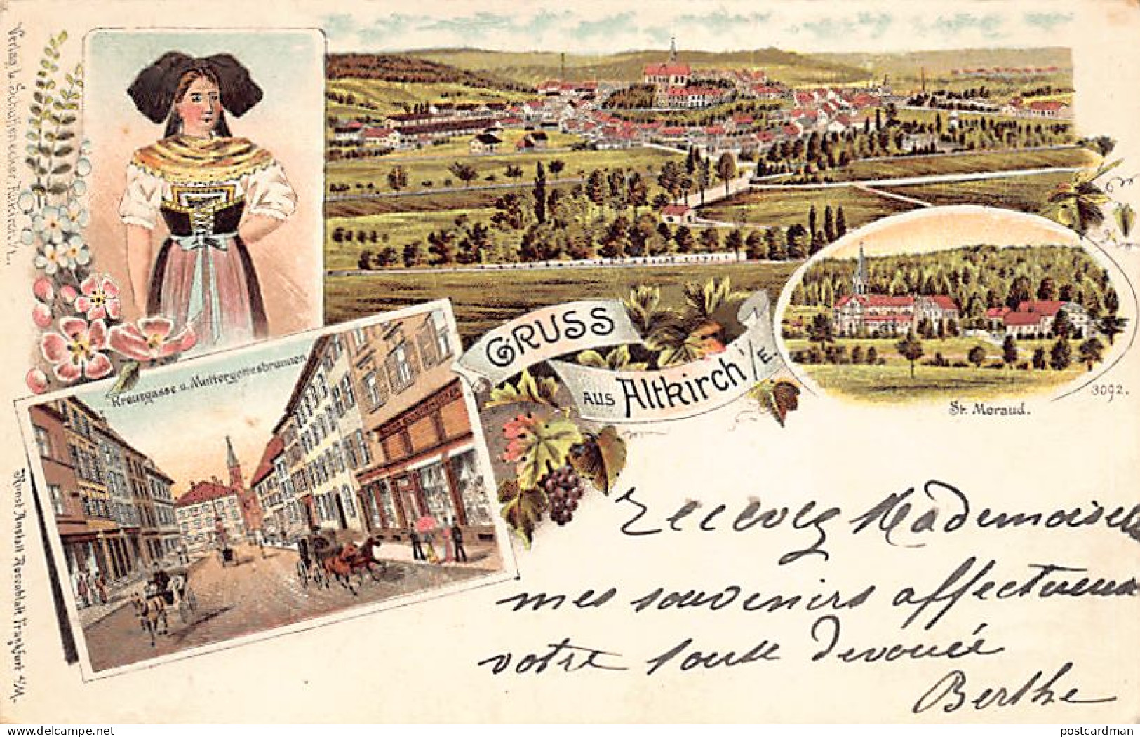 ALTKIRCH (68) Litho - Gruss Aus - Altkirch