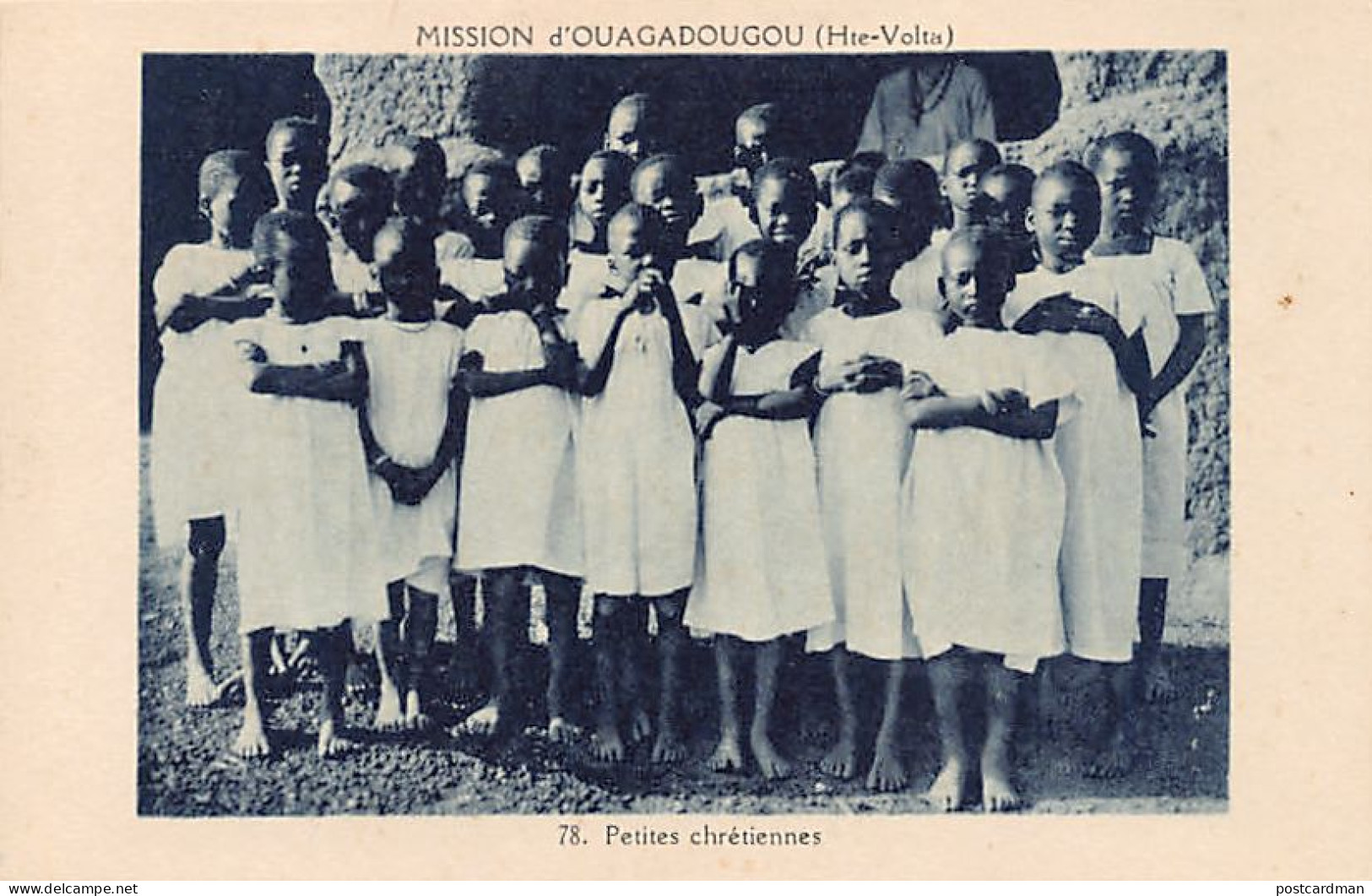 Burkina Faso - Petites Chrétiennes - Ed. Mission D'Ouagadougou 78 - Burkina Faso