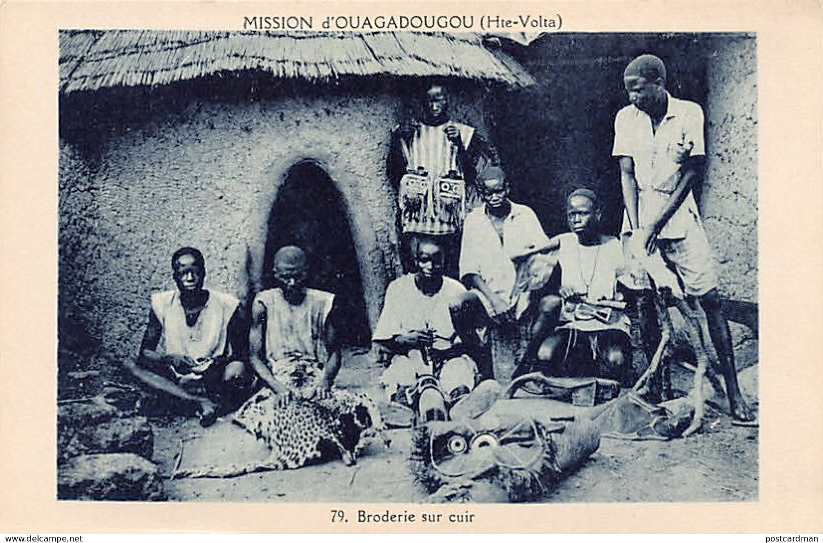 Burkina Faso - Broderie Sur Cuir - Ed. Mission D'Ouagadougou 79 - Burkina Faso