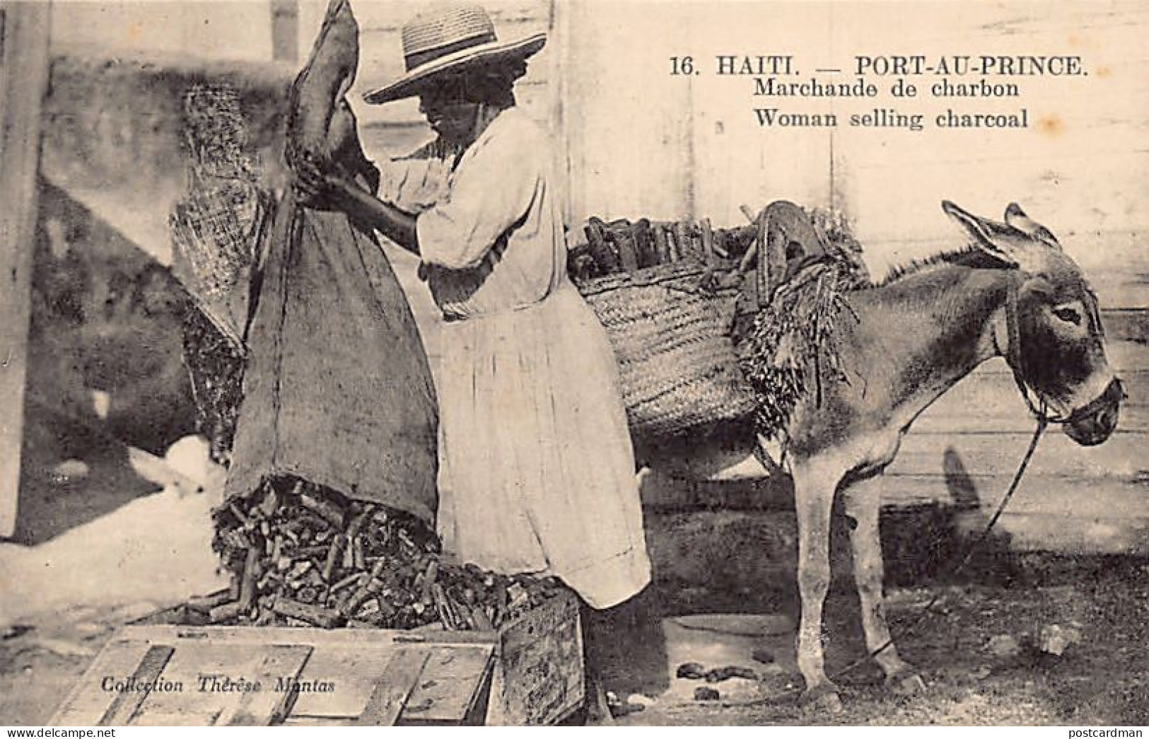 Haiti - PORT AU PRINCE - Woman Selling Charcoal - Ed. Thérèse Montas 16 - Haïti