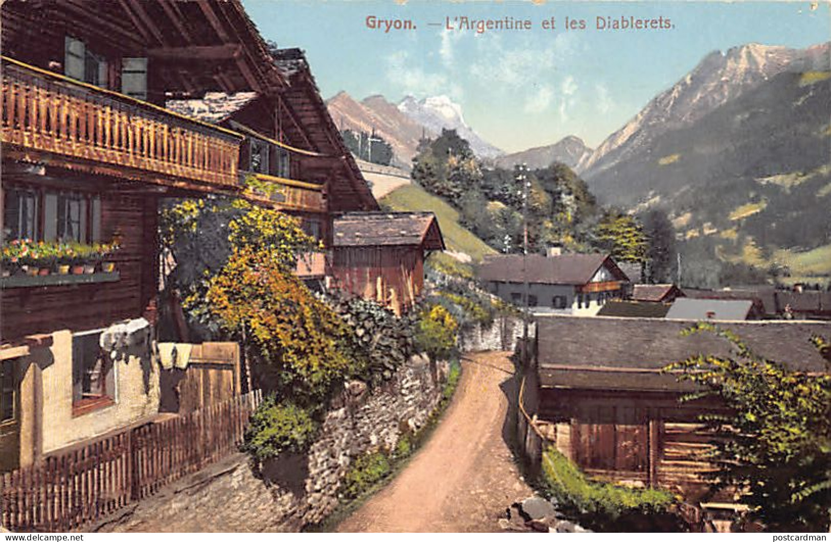 GRYON (VD) L'Argentine Et Les Diablerets - Ed. E. Rossier 8090 - Gryon
