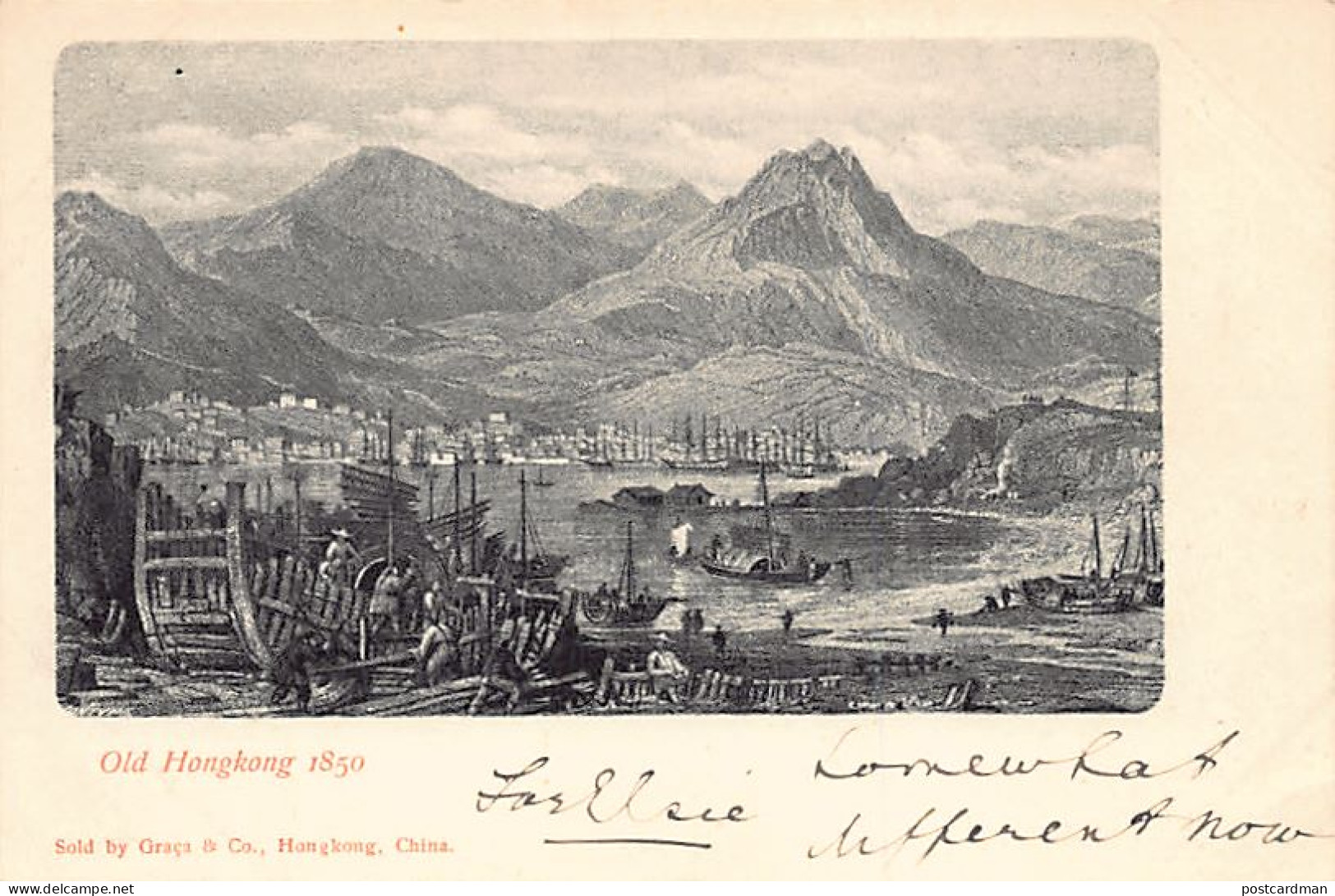 China - HONG KONG - Old Hongkong 1850 - Publ. Graça & Co.  - Cina (Hong Kong)