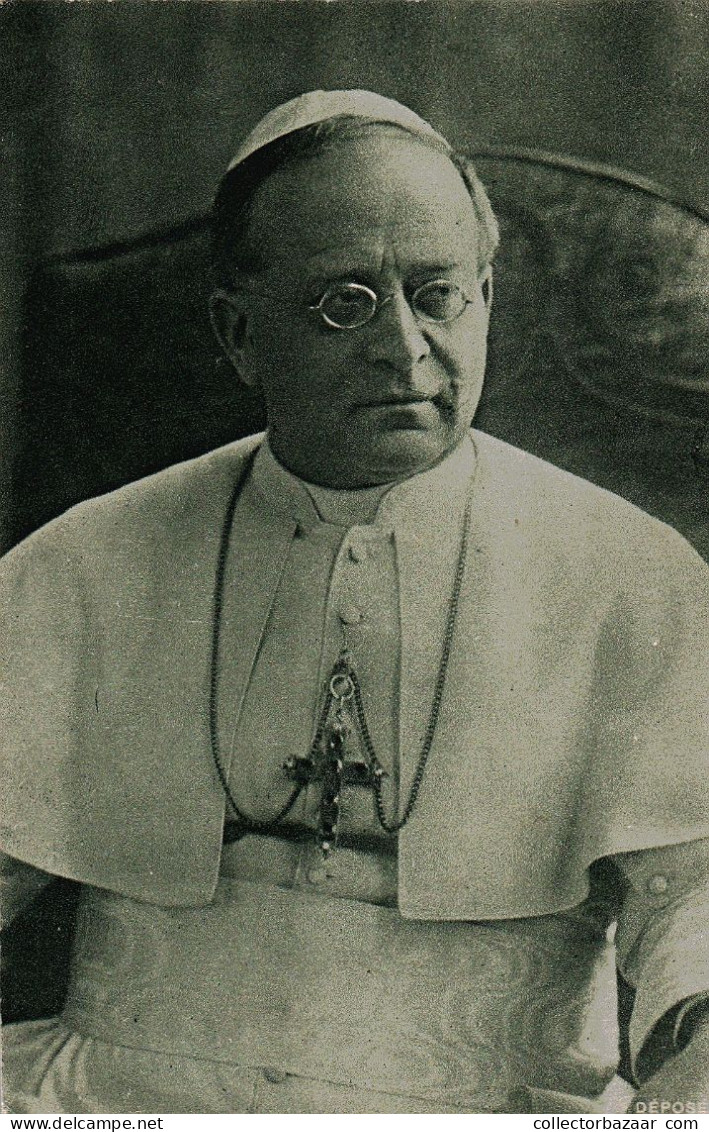 Sua Santita Pope Pío XI Pio 11 Postcard Original Ca1920 - Papi