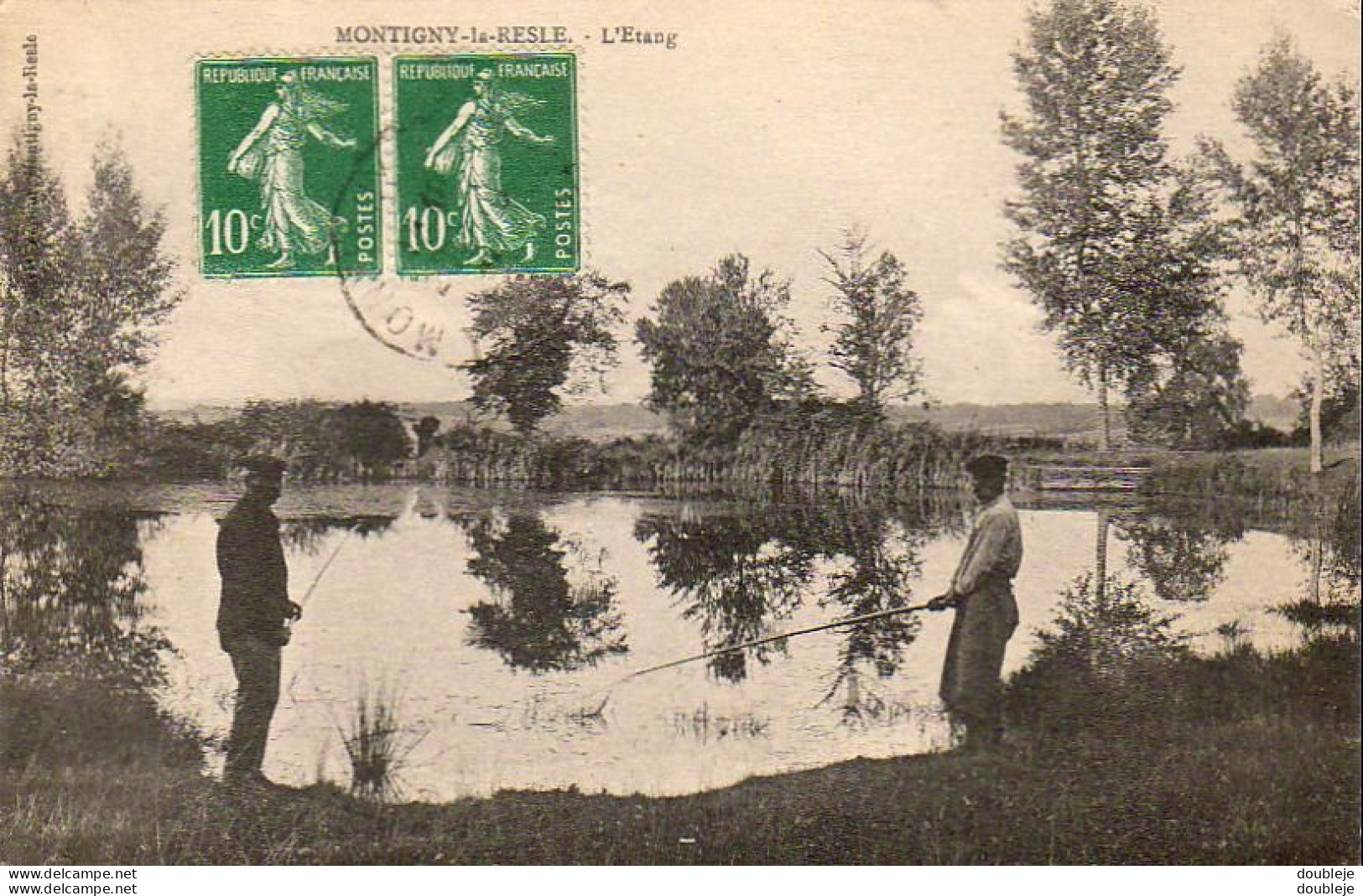 D89   MONTIGNY LA RESLE   L'Étang  ............  Avec Pêcheurs à La Ligne - Chablis