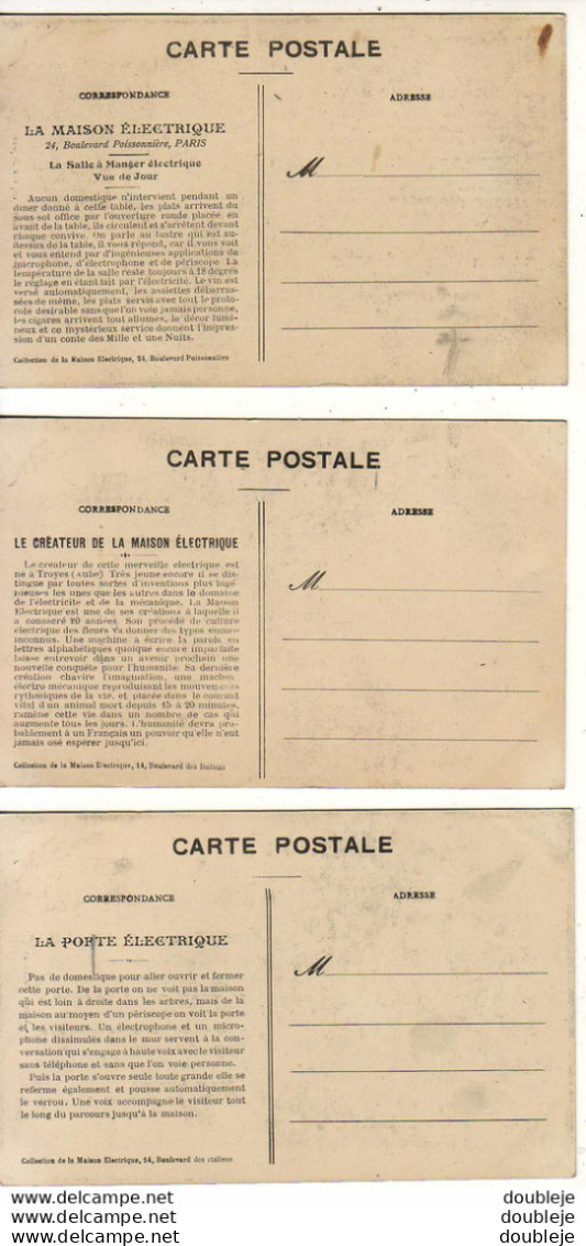 D75   PARIS  LA MAISON ELECTRIQUE     LOT DE 10 CP ...... Bd Des Italiens - Bd Poissonniere - Konvolute, Lots, Sammlungen