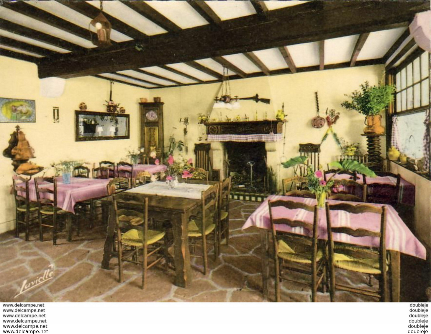 D64  Salle à Manger Basque Auberge Hiribarren à BIRIATOU - Biriatou