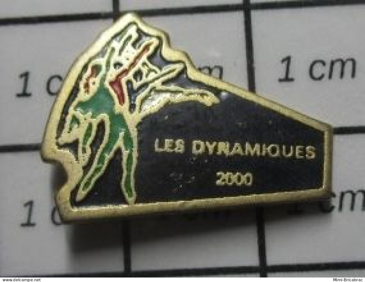 712e Pin's Pins / Beau Et Rare : SPORTS / LES DYNAMIQUES 2000 CLUB DE GYMNASTIQUE - Gymnastiek