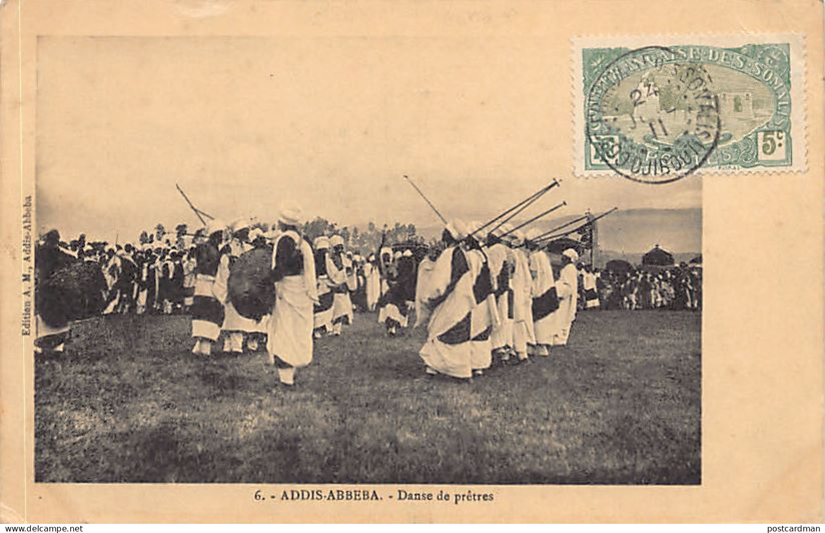 Ethiopia - ADDIS ABABA - Dances Of Priests - Publ. A. M. 6 - Ethiopia