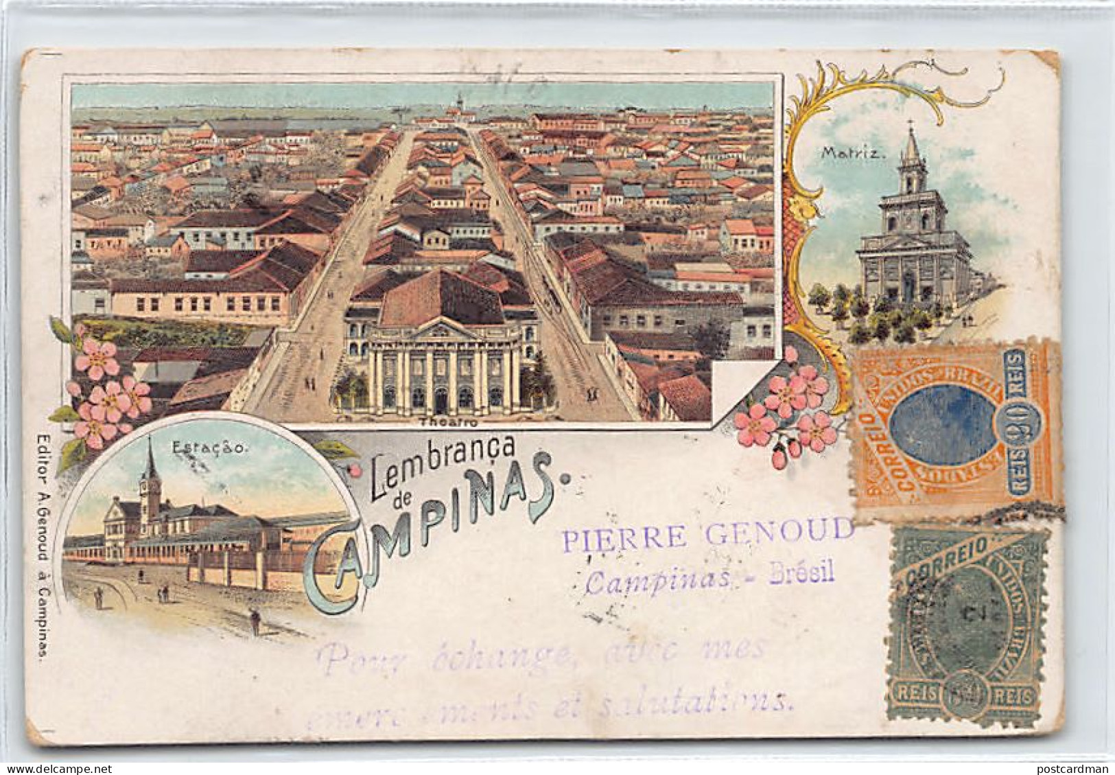 Brasil - CAMPINAS - Litho - Ed. A. Genoud. - Other