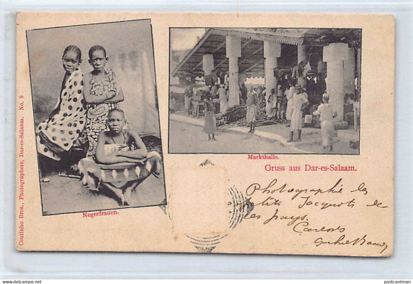 Deutsch-Ostafrika - DAR ES SALAAM - Markthalle - Negerfrauen - Publ. Coutinho Bros. 9 - Tanzania